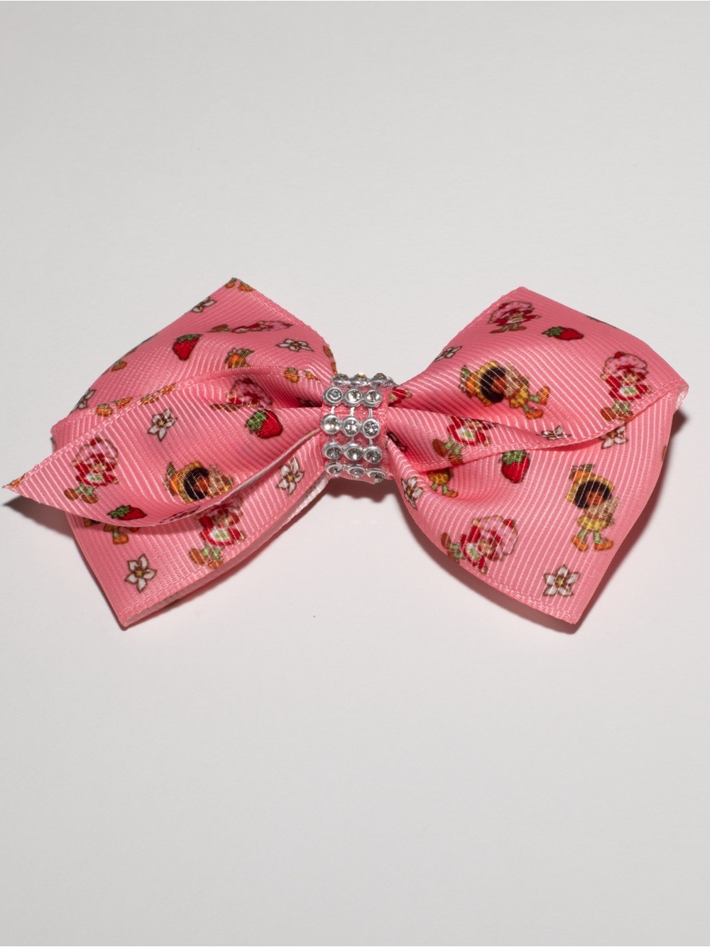 Strawberry Shortcake Bow Hair Clips - Picture 4 of 6